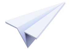 Paper plane illustration